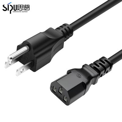 quality Corde di alimentazione BC 1.5M1.8M 3*0.75MM Computer Monitor TV Replacement USA Corde di alimentazione factory
